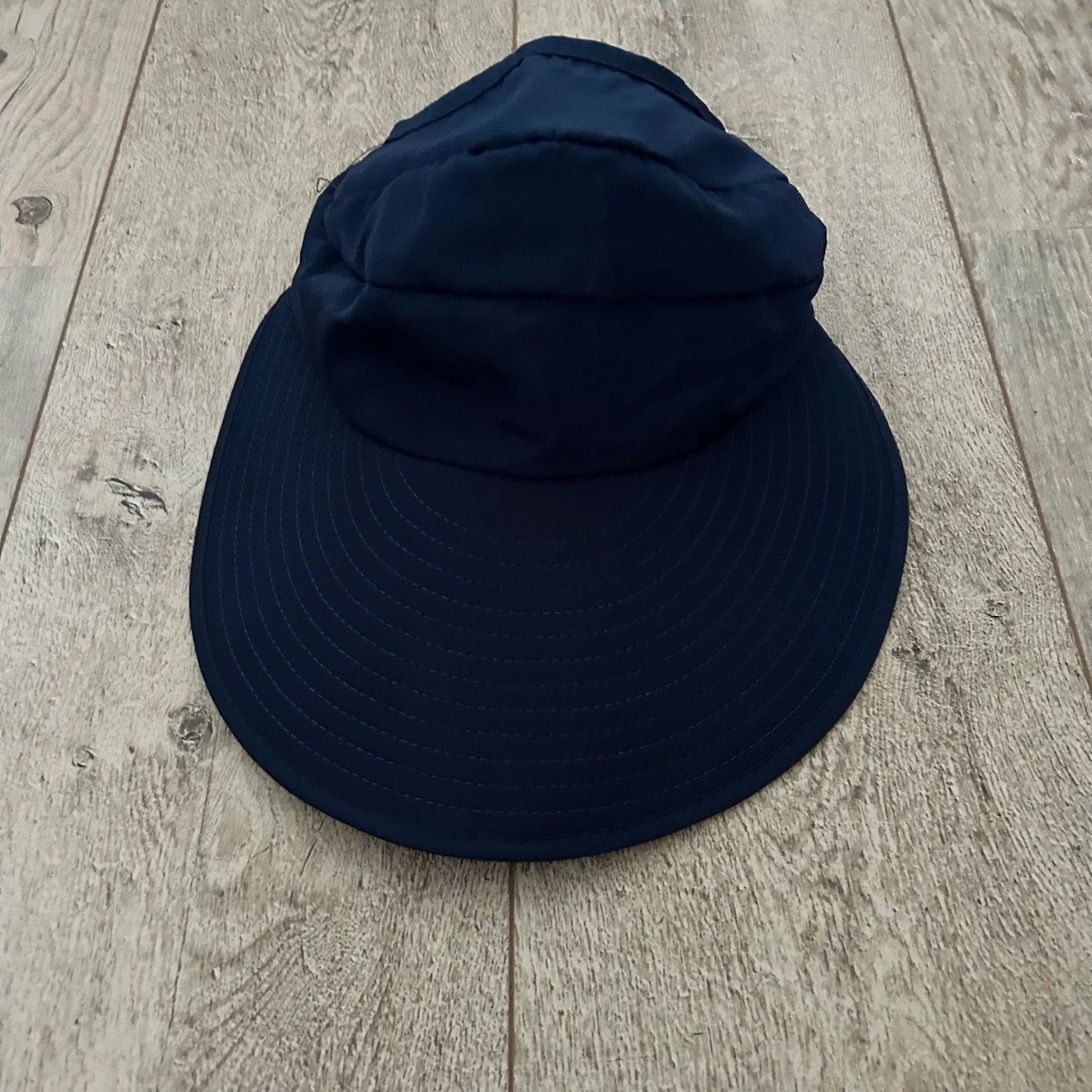 Gorra de verano con estampado de hojas tropicales, azul oscuro – Talla única – photo 2